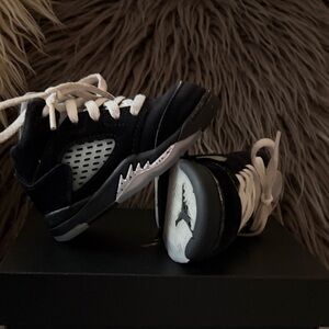 Kids Black and White Sneakers